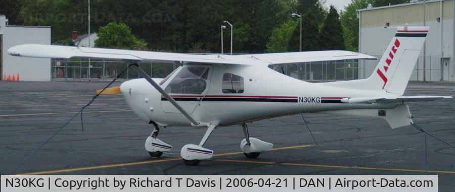 N30KG, 1998 Jabiru SK C/N SK1138, 1998 Tiger Aviation Inc. Jabiru SK at stopover in Danville Va.