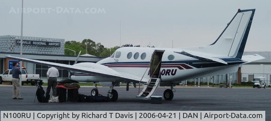 N100RU, 1996 Beech C90A King Air C/N LJ-1433, 1996 Beech C90A in Danville Va.