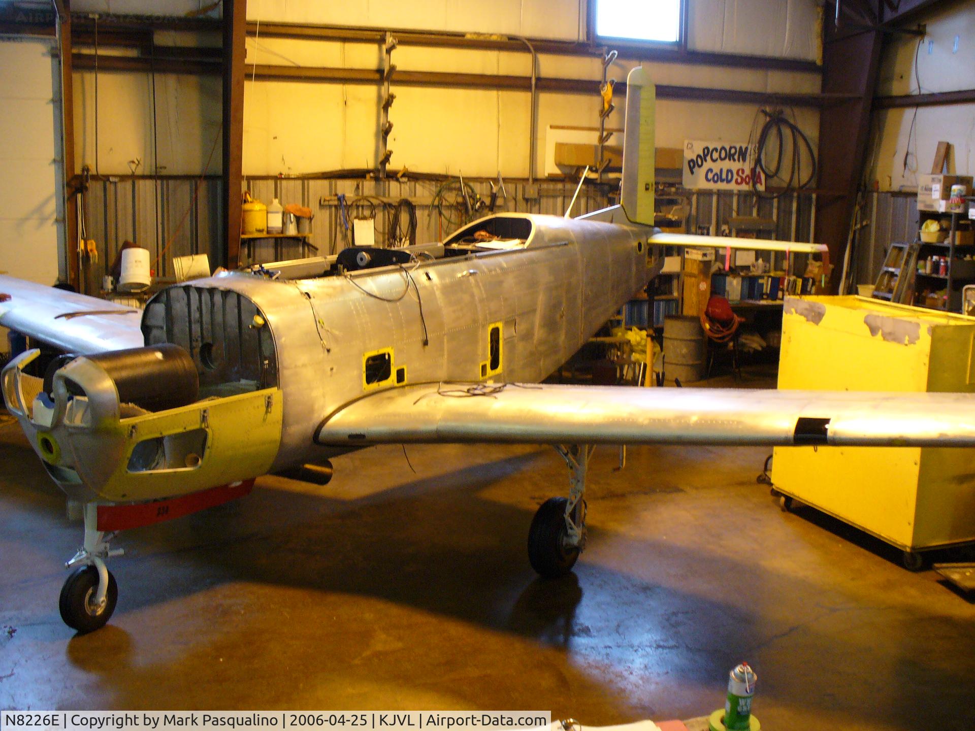N8226E, 1957 Beech D-45 Mentor C/N BG-379, Beech T-34B restoration