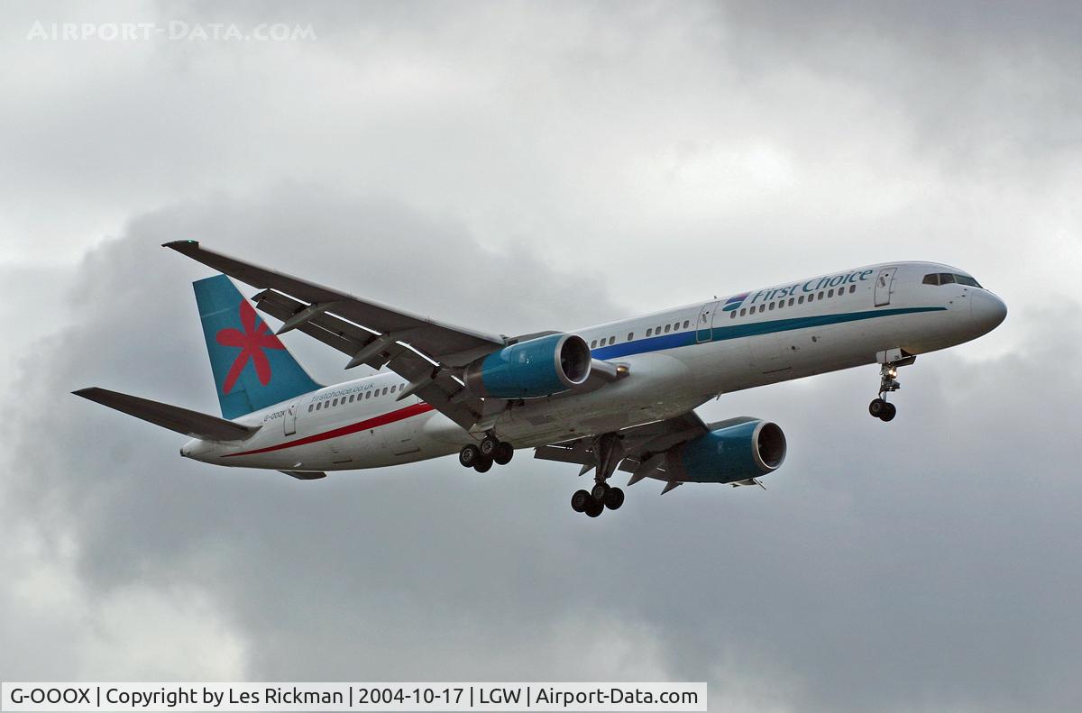 G-OOOX, 1993 Boeing 757-2Y0 C/N 26158, Boeing 757 2YO