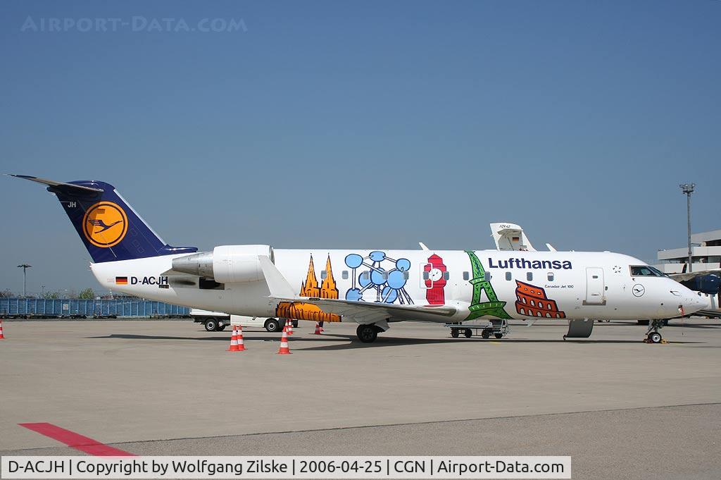 D-ACJH, 1998 Canadair CRJ-200LR (CL-600-2B19) C/N 7266, special c/s