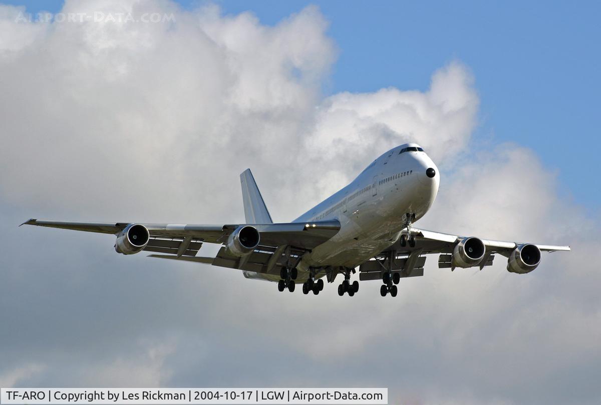 TF-ARO, 1985 Boeing 747-243B C/N 23301, Boeing 747 243B