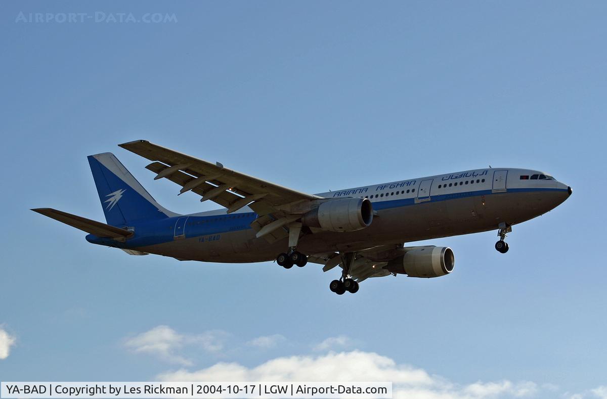 YA-BAD, 1982 Airbus A300B4-203 C/N 177, Airbus A300B4 203