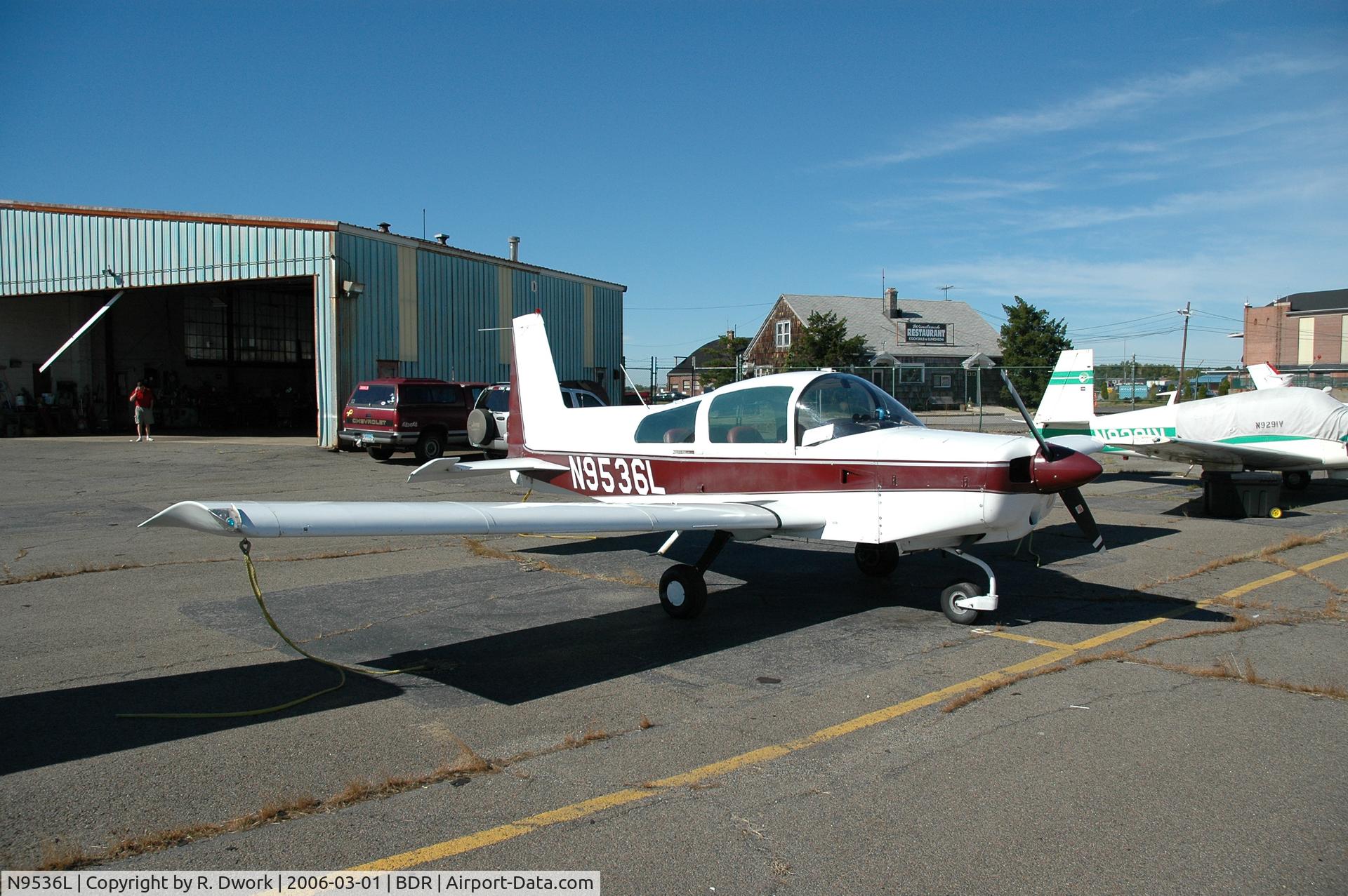 N9536L, 1974 Grumman American AA-5 Traveler C/N AA5-0616, Just prior to new ownership & move to OWD
