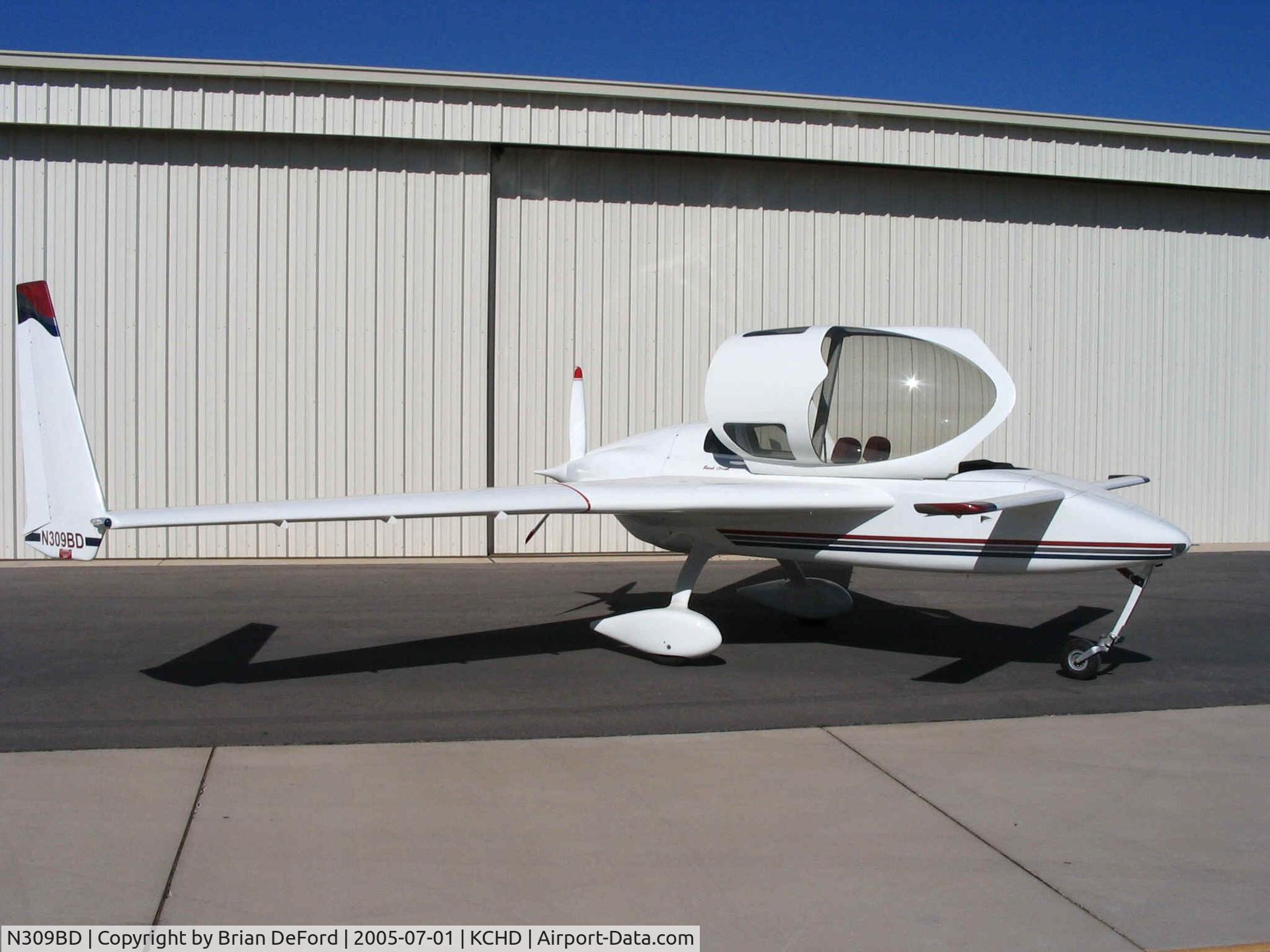N309BD, 2002 Co-Z Cozy Mark IV C/N 001 (N309BD), N309BD on ramp at KCHD