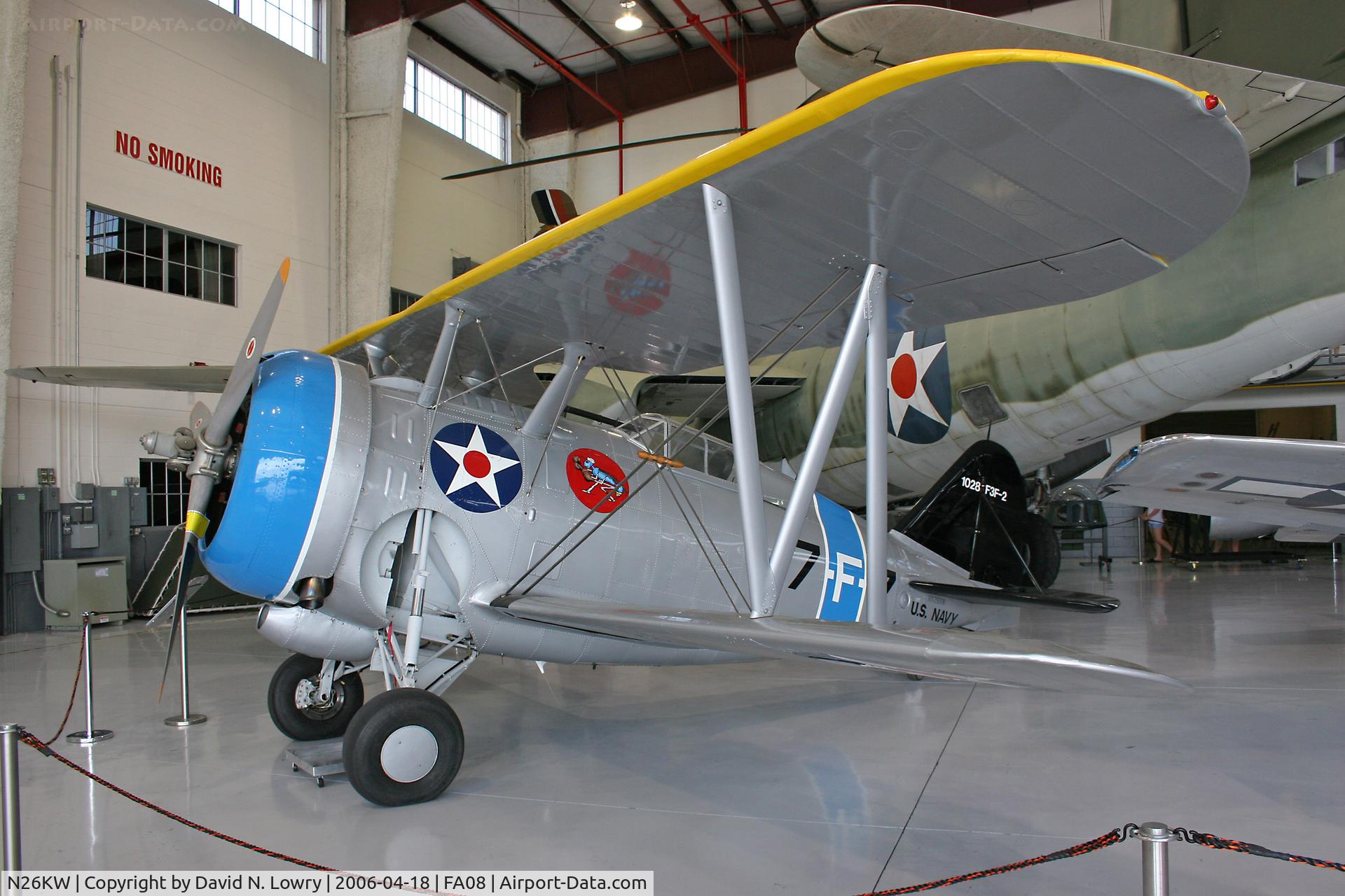 N26KW, 1938 Grumman F3F-2 C/N 1028, N26KW at FA08.