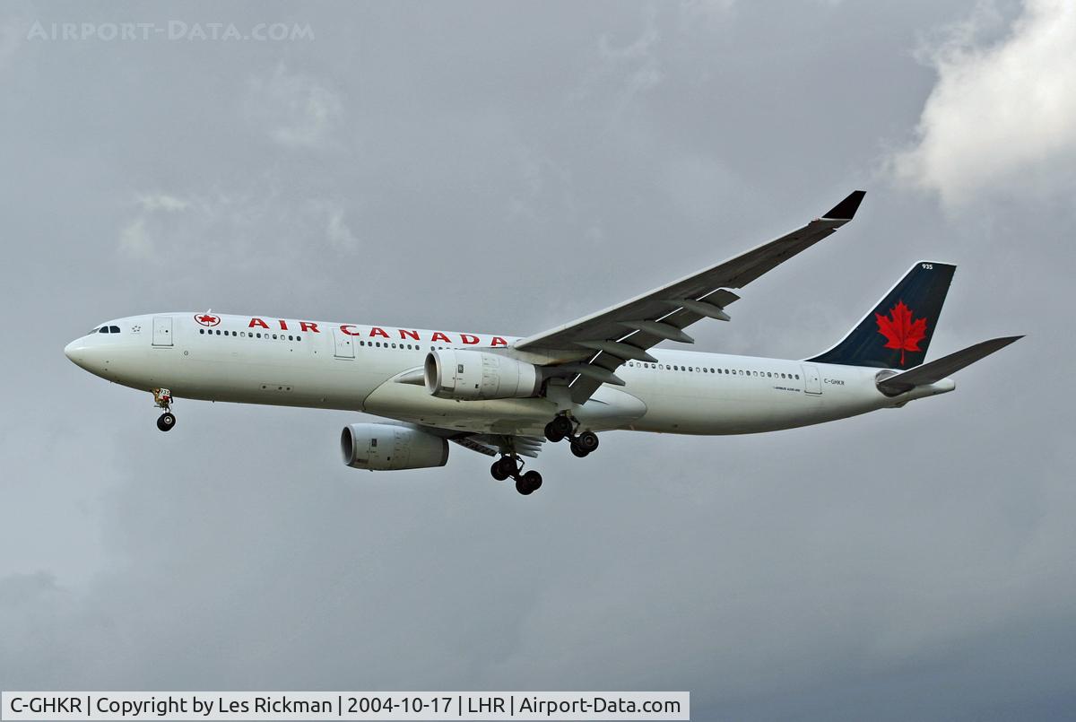 C-GHKR, 2001 Airbus A330-343 C/N 0400, Airbus A330 343X (935)