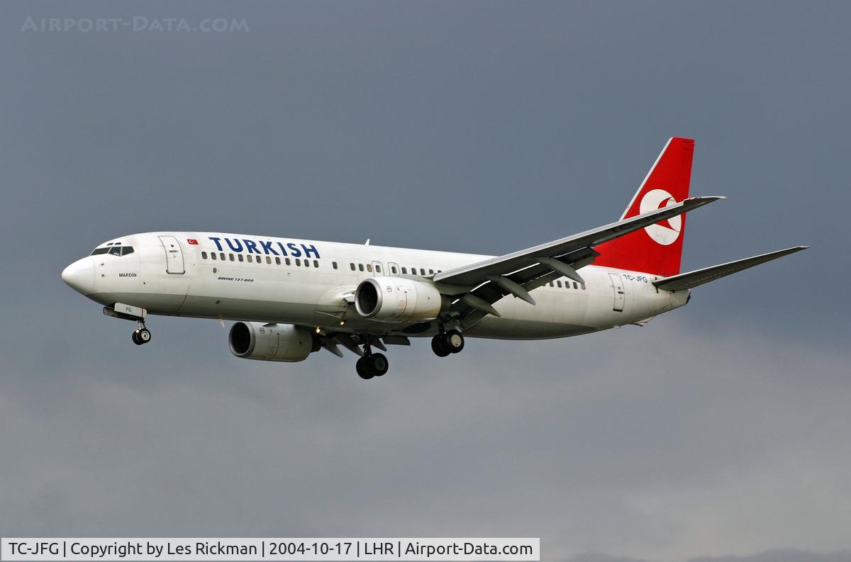 TC-JFG, 1998 Boeing 737-8F2 C/N 29769/102, Boeing 737 8F2
