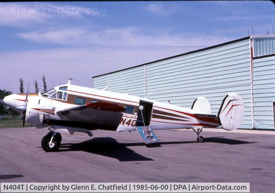 N404T, 1959 Beech E18S-9700 Twin Beech C/N BA-432, Excellent example of a Beech 18, in which I took a flight