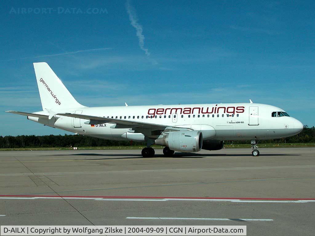 D-AILX, 1998 Airbus A319-114 C/N 860, Based at CGN