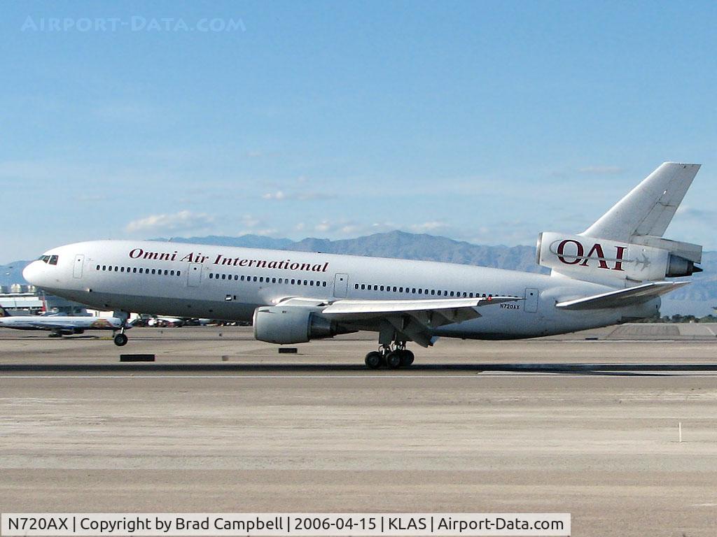 N720AX, 1980 McDonnell Douglas DC10-30 C/N 48252, Omni Air International / Mcdonnell-douglas DC-10-30 - Landing RWY 25L