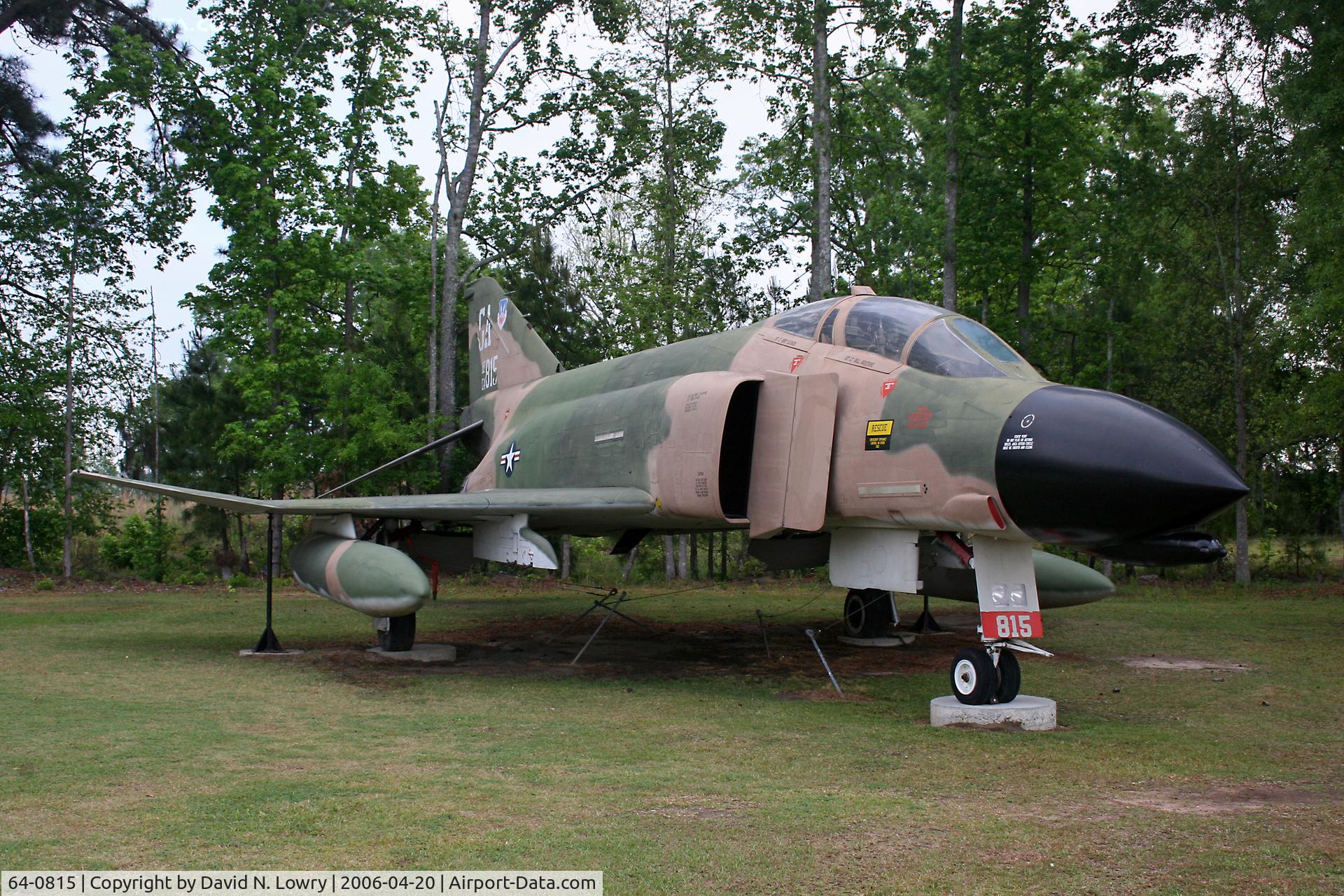 64-0815, 1964 McDonnell F-4C Phantom II C/N 1143, 64_0815 at the 8th Air Force Museum.