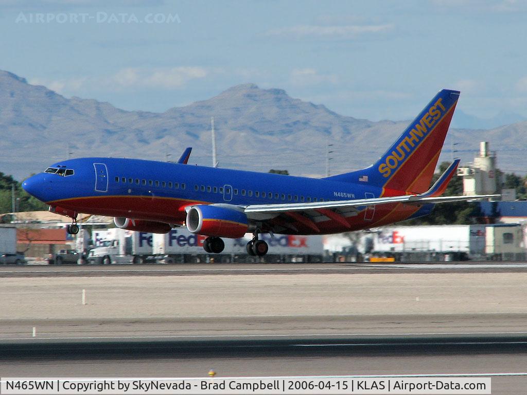 N465WN, 2004 Boeing 737-7H4 C/N 33829, Southwest Airlines / 2004 Boeing 737-7H4