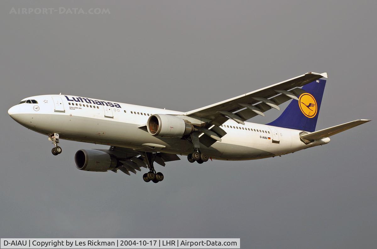 D-AIAU, 1992 Airbus A300B4-603 C/N 623, Airbus A300B4 603