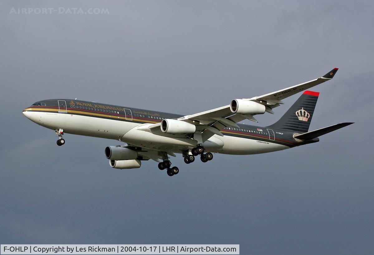 F-OHLP, 1993 Airbus A340-211 C/N 022, Airbus A340 211