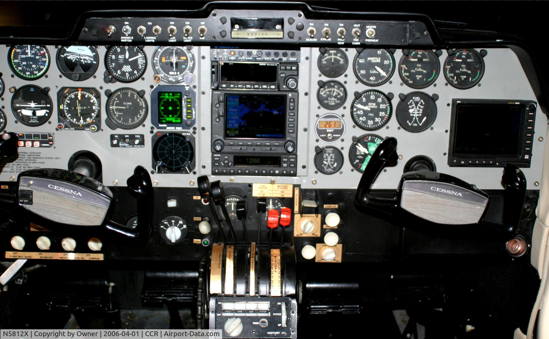 N5812X, 1961 Cessna 310F C/N 310-0112, Panel Upgraded Almost All Glass Cockpit