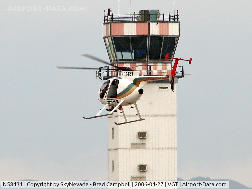 N58431, 1979 Hughes 369D C/N 1290647D, LVMPD / 1979 Hughes 369D