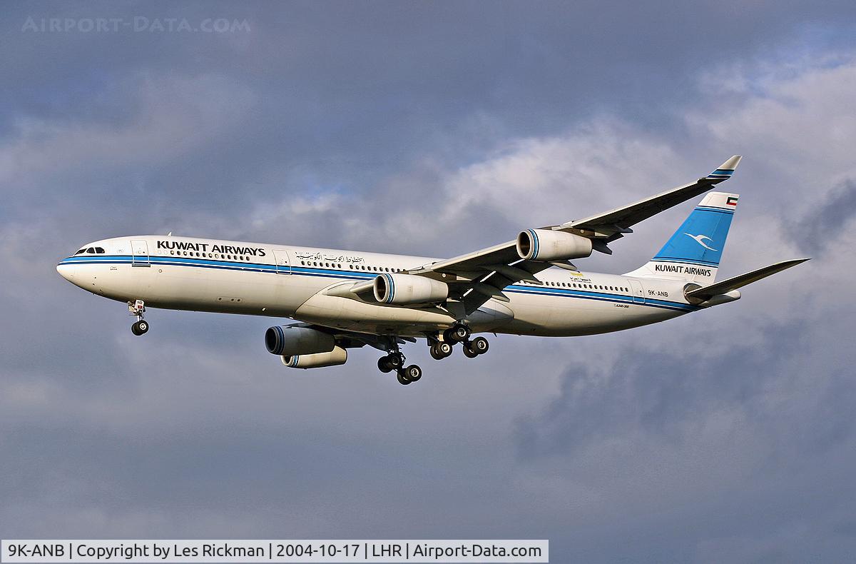 9K-ANB, 1995 Airbus A340-313 C/N 090, Airbus A340 313