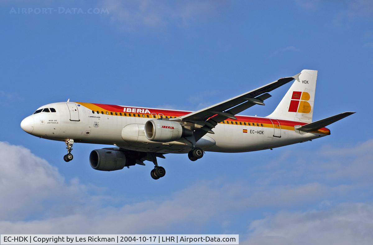 EC-HDK, 1999 Airbus A320-214 C/N 1067, Airbus A320 214