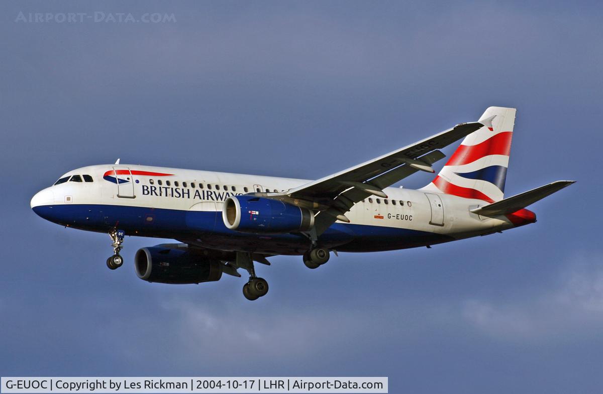 G-EUOC, 2001 Airbus A319-131 C/N 1537, Airbus A319 131