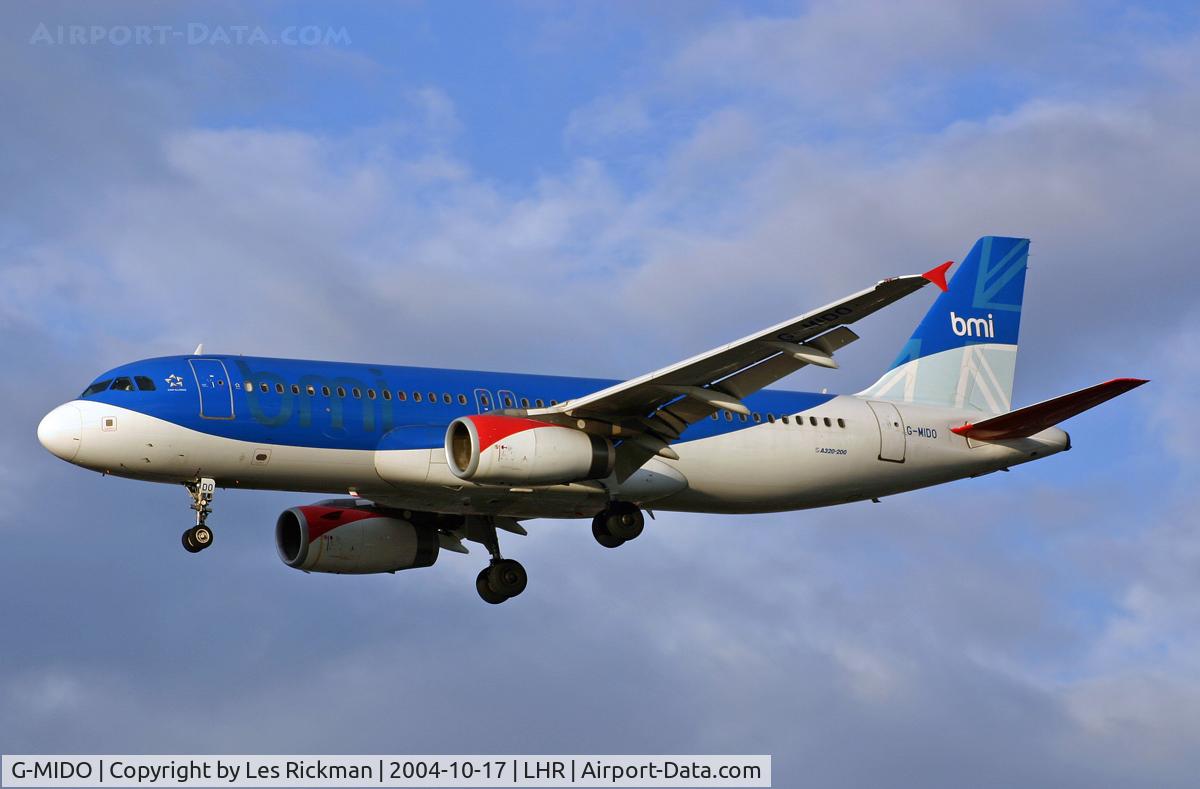 G-MIDO, 2002 Airbus A320-232 C/N 1987, Airbus A321 231