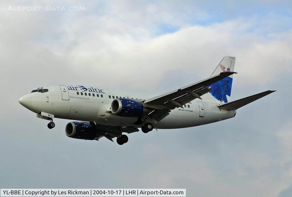 YL-BBE, 1998 Boeing 737-53S C/N 29073, Boeing 737 53S