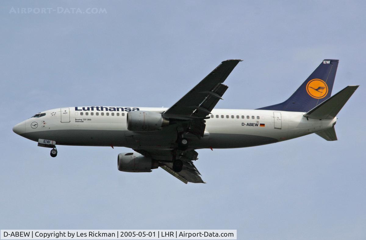 D-ABEW, 1995 Boeing 737-330 C/N 27905, Boeing 737 330