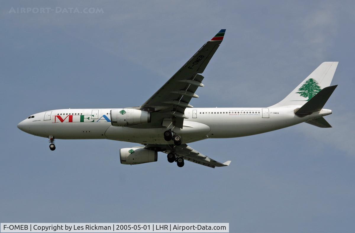F-OMEB, 2003 Airbus A330-243 C/N 529, Airbus A330 243