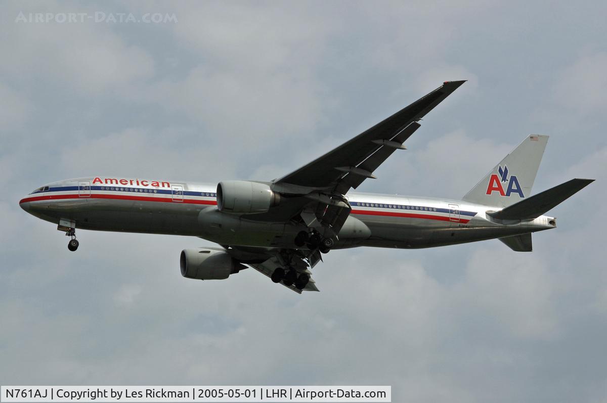 N761AJ, 2002 Boeing 777-223 C/N 31478, Boeing 777 223ER