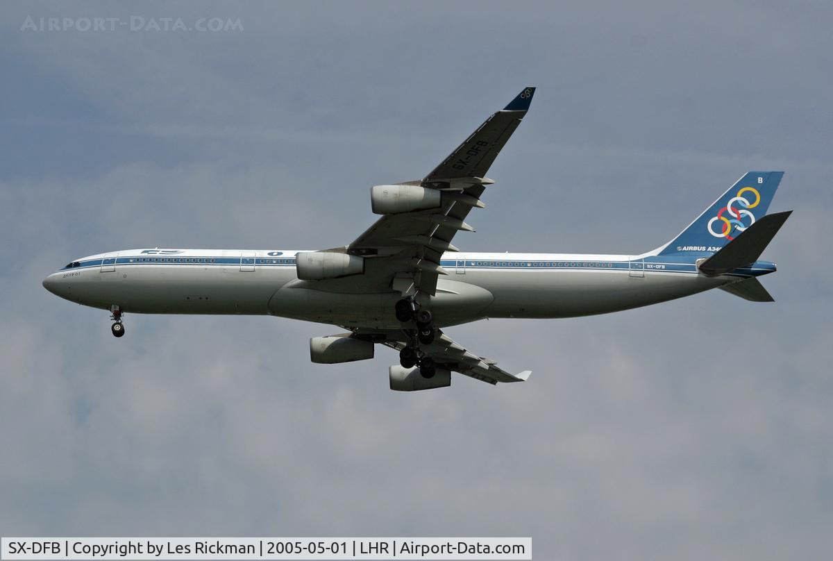 SX-DFB, 1999 Airbus A340-313X C/N 239, Airbus A340 313X