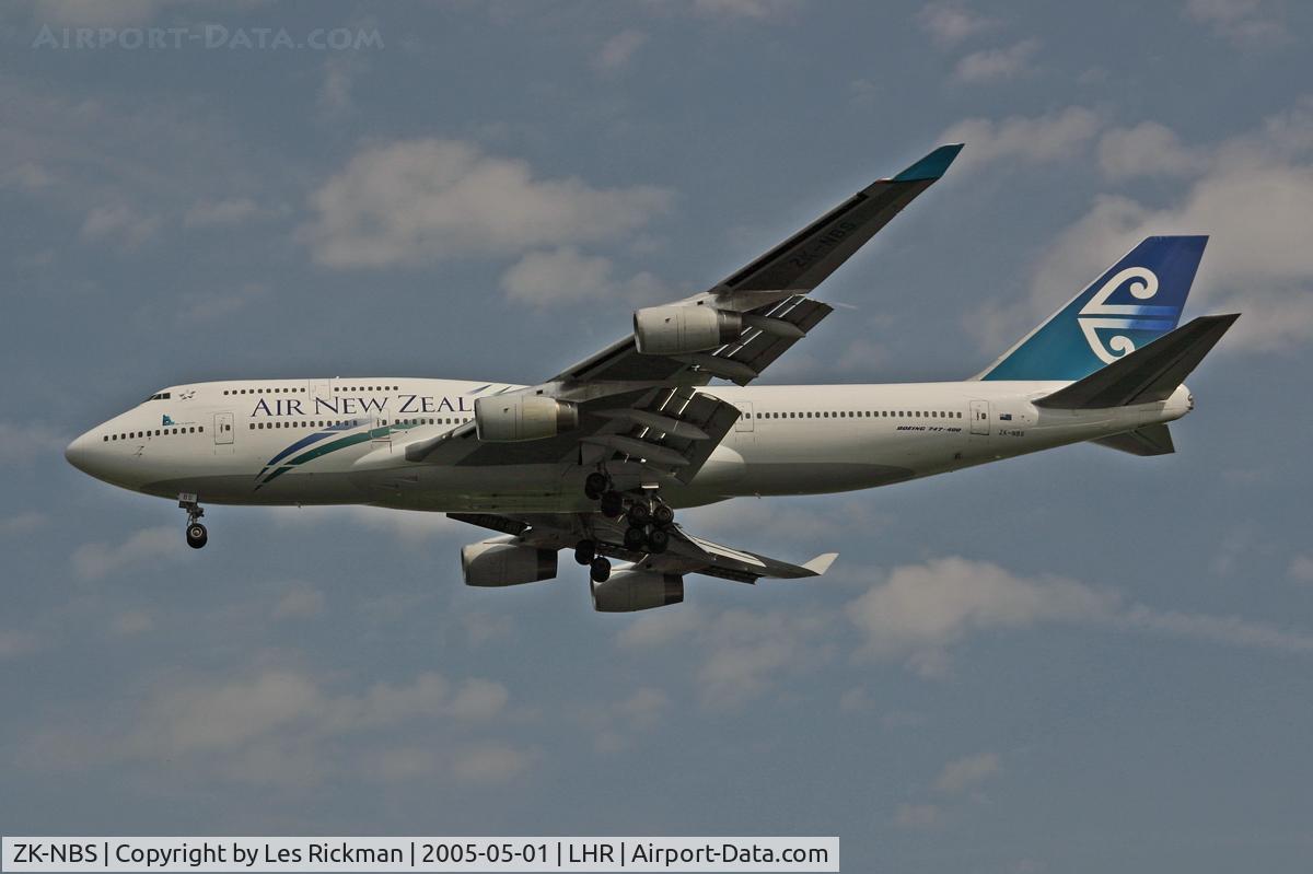 ZK-NBS, 1989 Boeing 747-419 C/N 24386, Boeing 747 419
