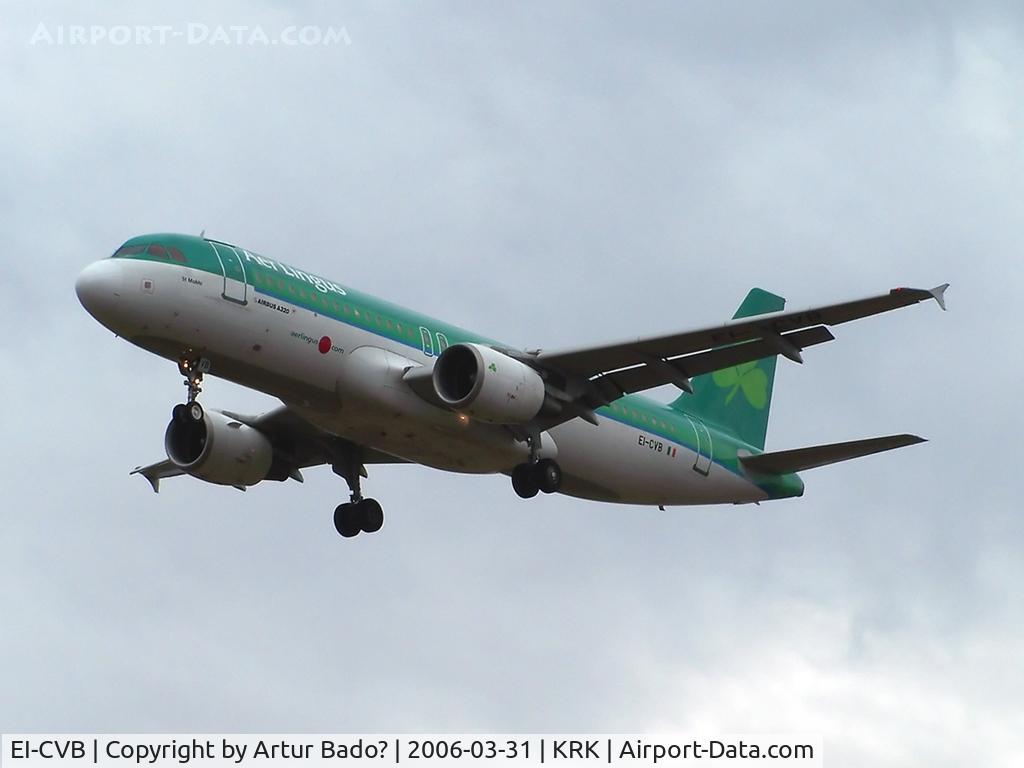 EI-CVB, 2000 Airbus A320-214 C/N 1394, Aer Lingus - landing rwy 25
