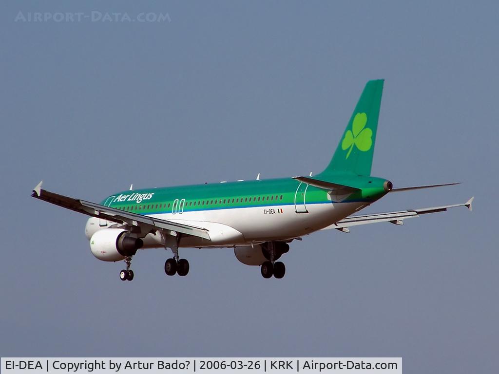 EI-DEA, 2004 Airbus A320-214 C/N 2191, Aer Lingus - landing rwy 25