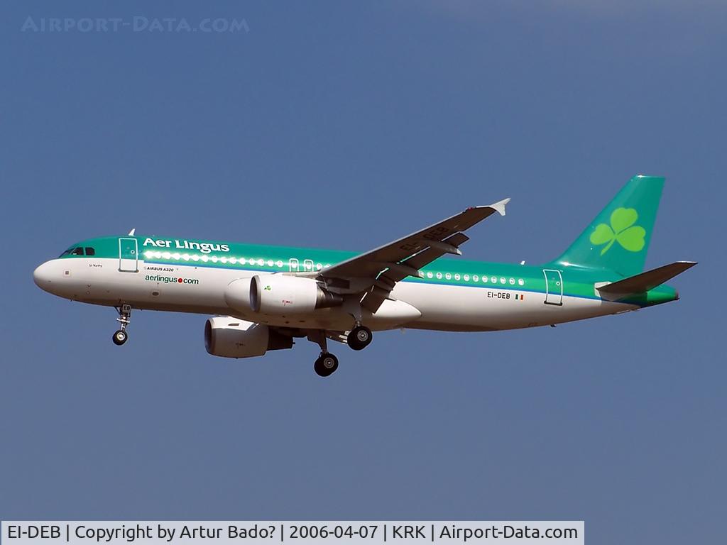 EI-DEB, 2004 Airbus A320-214 C/N 2206, Aer Lingus - landing rwy 25