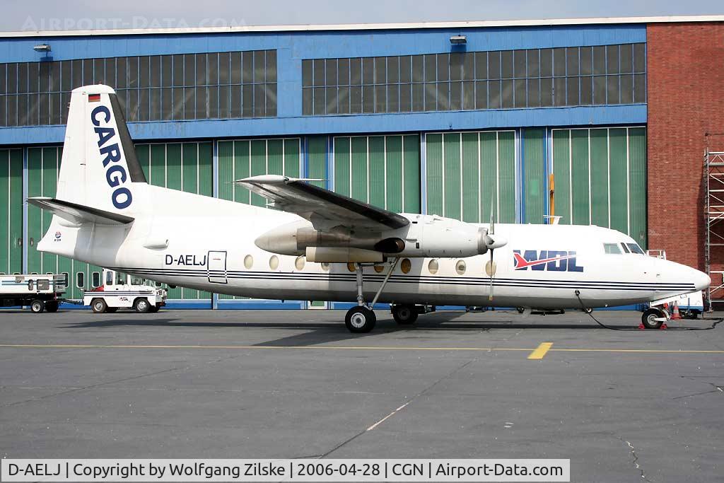 D-AELJ, 1967 Fokker F.27-600 Friendship C/N 10342, freighter