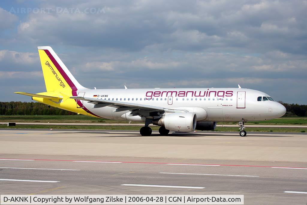 D-AKNK, 1999 Airbus A319-112 C/N 1077, visitor