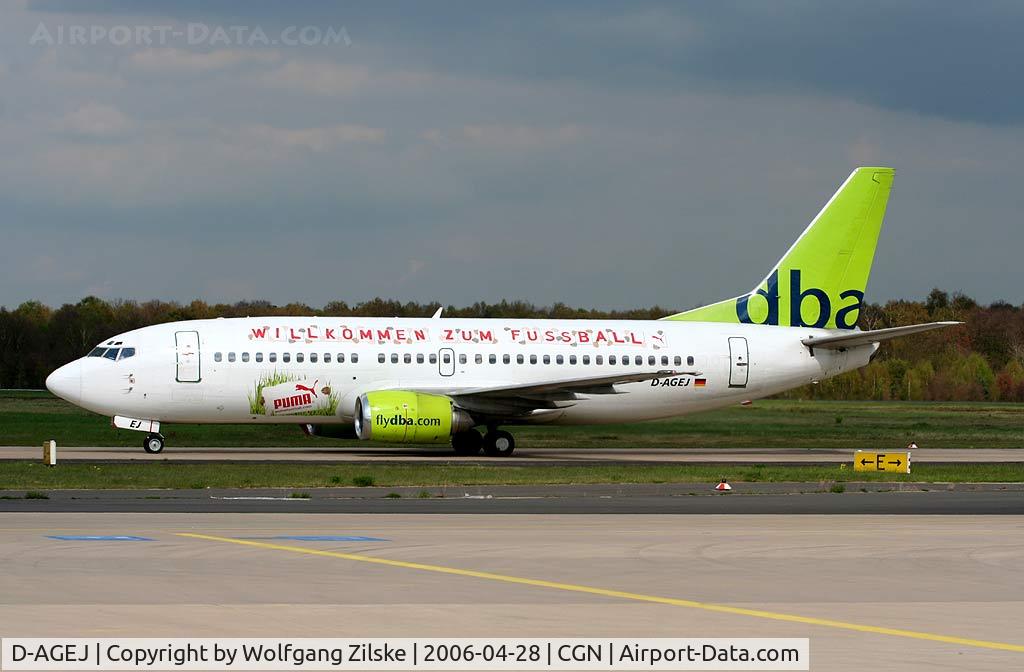D-AGEJ, 1988 Boeing 737-3L9 C/N 24221, WM 2006 titles