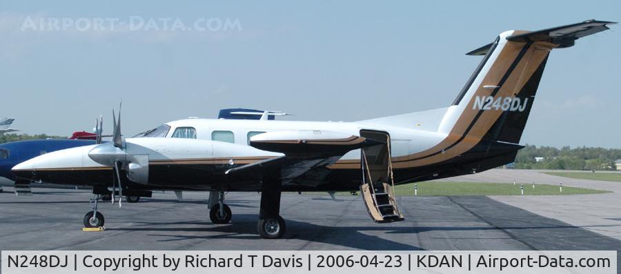 N248DJ, Piper PA-42-1000 Cheyenne 400LS C/N 42-5527021, 1984 Piper PA-421-1000 in Danville Va.