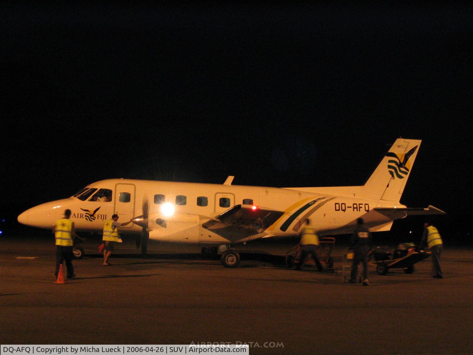 DQ-AFQ, 1992 Embraer EMB-110P1 Bandeirante C/N 110328, Waiting for the last flight to Nadi