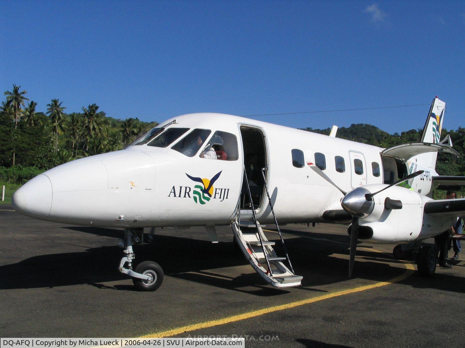 DQ-AFQ, 1992 Embraer EMB-110P1 Bandeirante C/N 110328, A very hot and humid afternoon in Savusavu