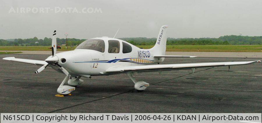 N615CD, 2005 Cirrus SR22 C/N 1671, 2005 Cirrus SR-22 SATSair in Danville Va.