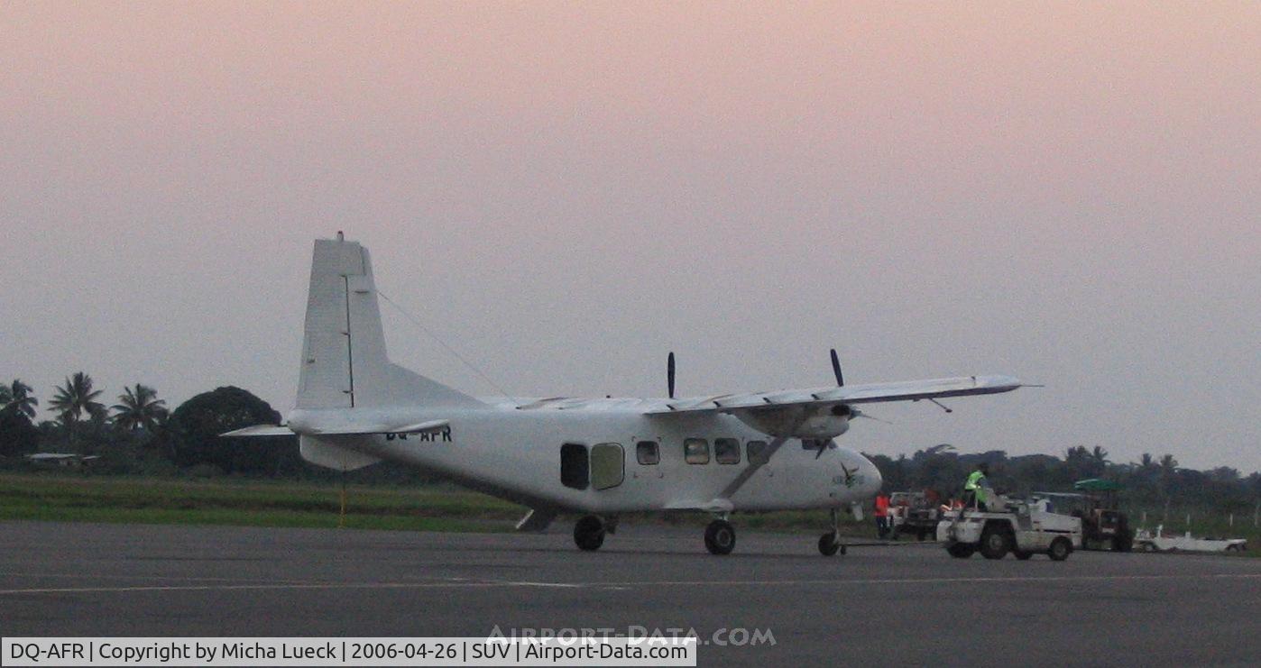 DQ-AFR, 2006 Harbin Y-12 C/N 013, Air Fiji's Harbin Y-12 being towed to the hangar after a long working day