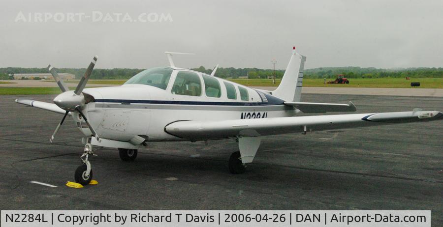 N2284L, 1976 Beech A36 Bonanza 36 C/N E-929, 1976 Beech Bonanza A36 in Danville Va.