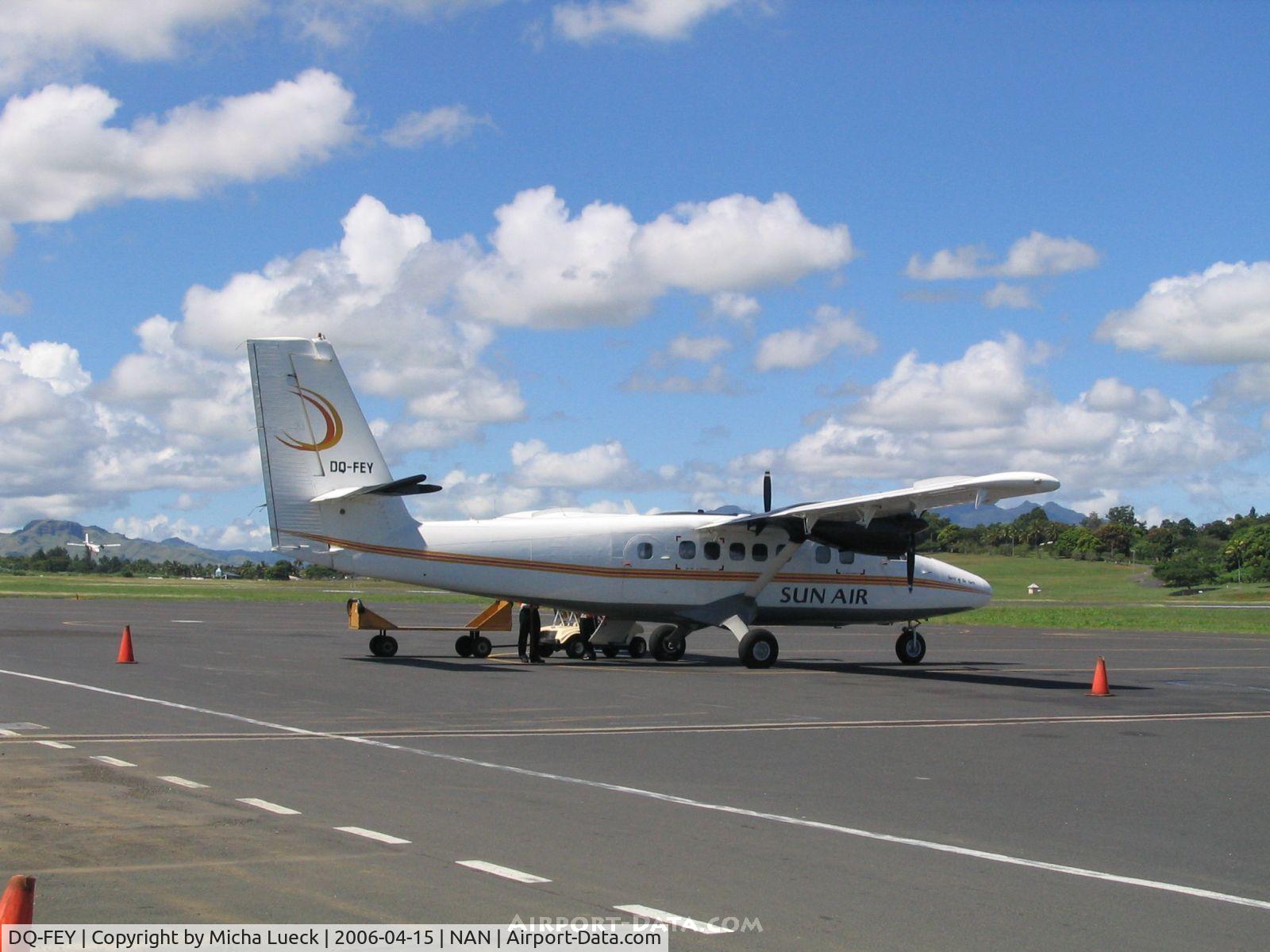 DQ-FEY, 1968 De Havilland Canada DHC-6-100 Twin Otter C/N 87, At Nadi, Fiji