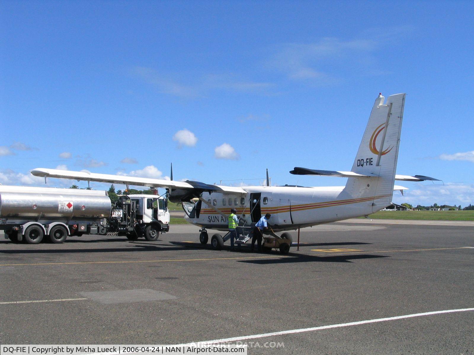 DQ-FIE, 1992 De Havilland Canada DHC-6-300 Twin Otter C/N 660, Seconds before boarding for the flight from Nadi to Taveuni via Savusavu