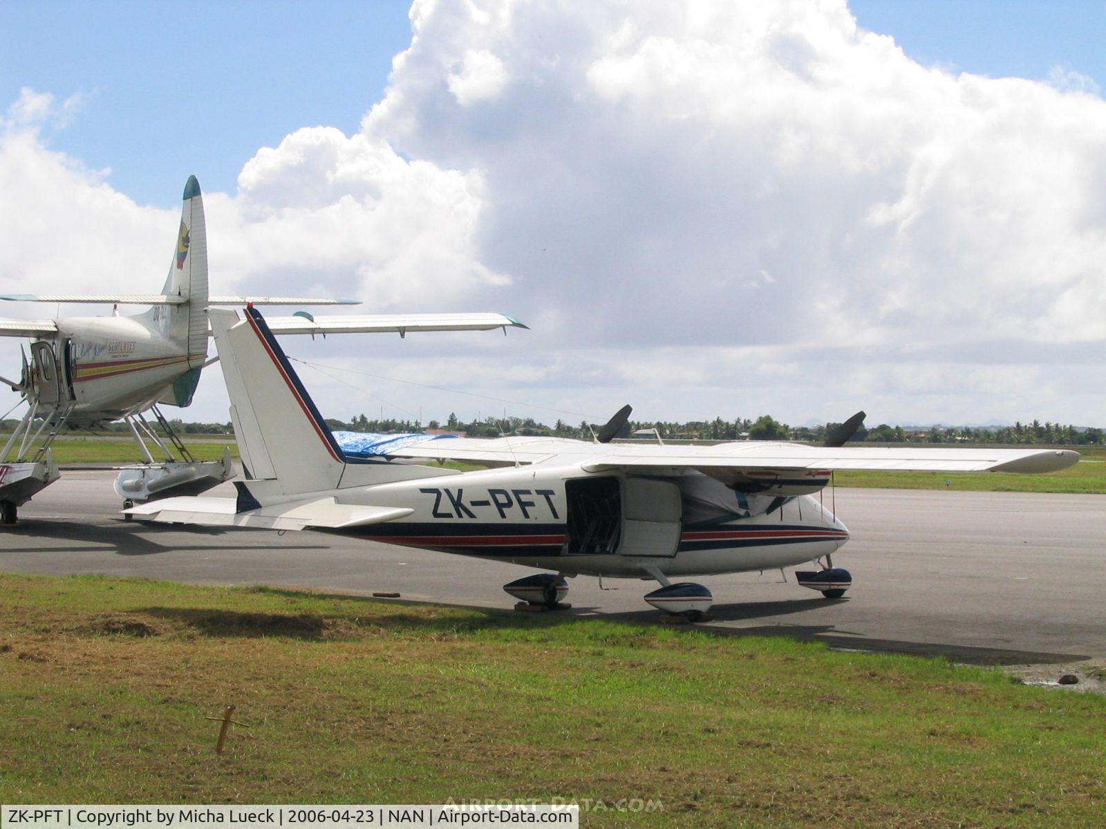 ZK-PFT, 2007 Partenavia P-68B C/N 42, Parked at Nadi, Fiji