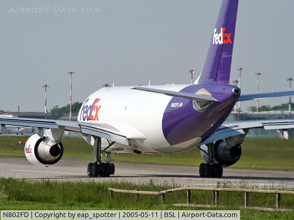 N802FD, 1990 Airbus A310-324/F C/N 542, Departing on Runway 34 for CDG