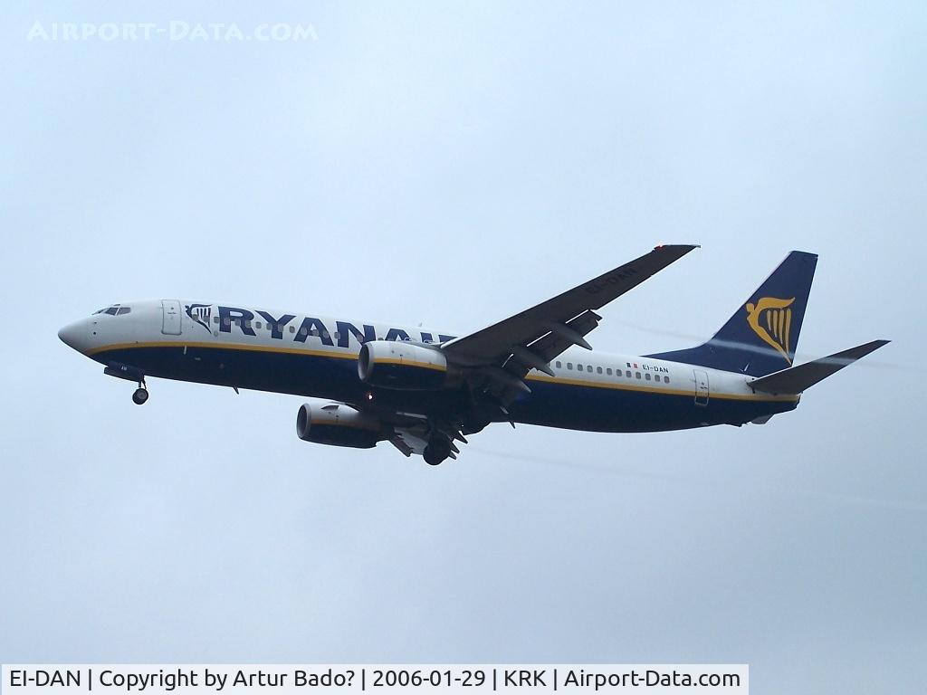 EI-DAN, 2003 Boeing 737-8AS C/N 33549, RYANAIR - Boeing 737-8AS