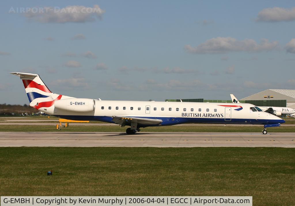 G-EMBH, 1999 Embraer EMB-145EU (ERJ-145EU) C/N 145107, BA's Embraer gleaming in the sunshine.