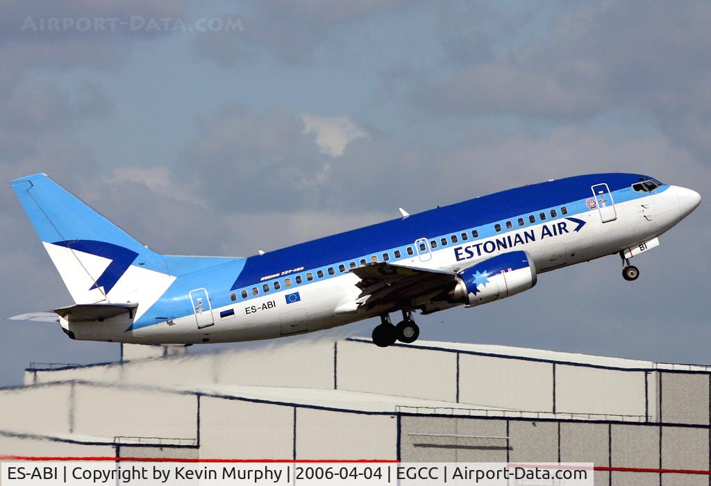 ES-ABI, 1998 Boeing 737-5L9 C/N 29234, Estonian 737 off to Eastern Europe.